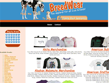 Tablet Screenshot of breed-wear.com